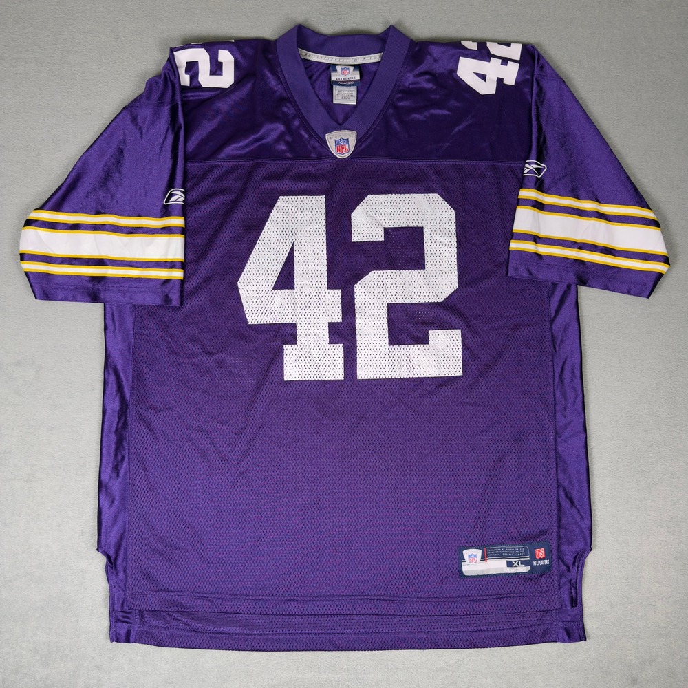 Reebok‎ Minnesota Vikings Darren Sharper 42 Jersey Mens XL Purple NFL Football